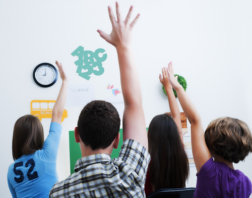 students in a classroom